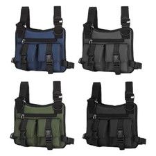 1x Running Vest for Men and Women, Chest Pack Phone Holder for Outdoor