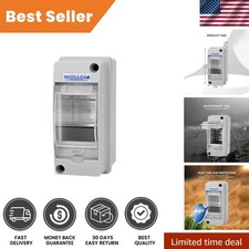 Advanced 2 Way Waterproof Circuit Breaker Box - For Home, Workshop, Solar Use