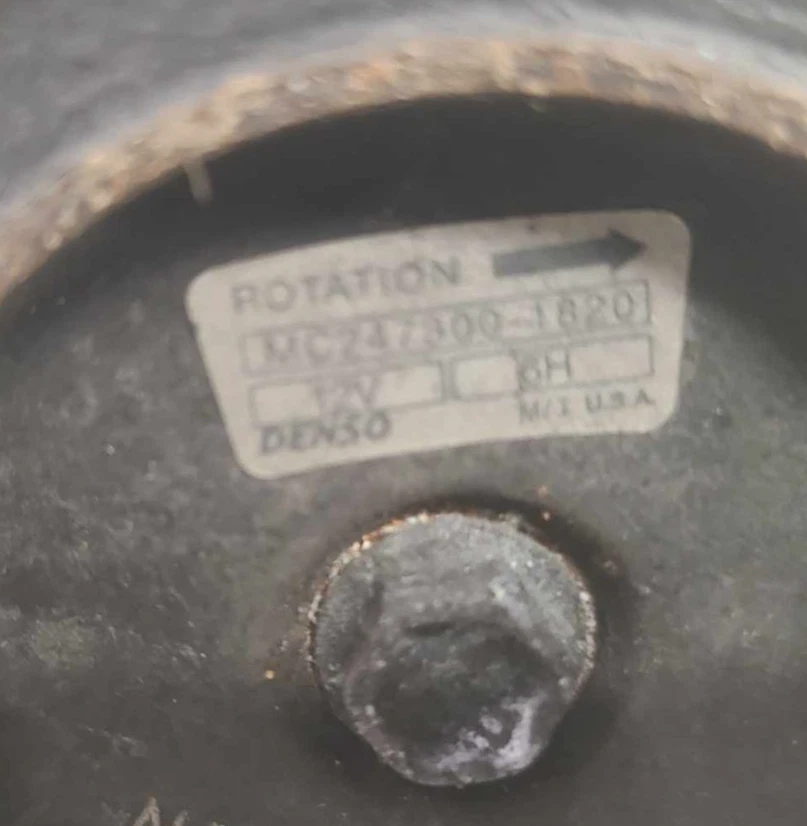 04-08 TOYOTA SOLARA 02-06 Camry 6 Cyl A/c Air Conditioning Compressor Pump Motor - Image 3 of 4