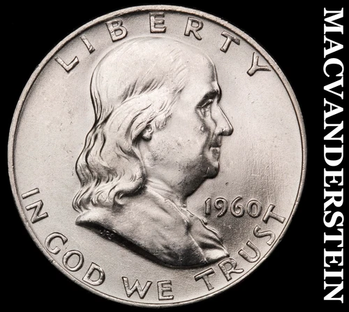 1960-D Franklin Half Dollar- Silver- Choice Gem Brilliant Uncirculated #i9435
