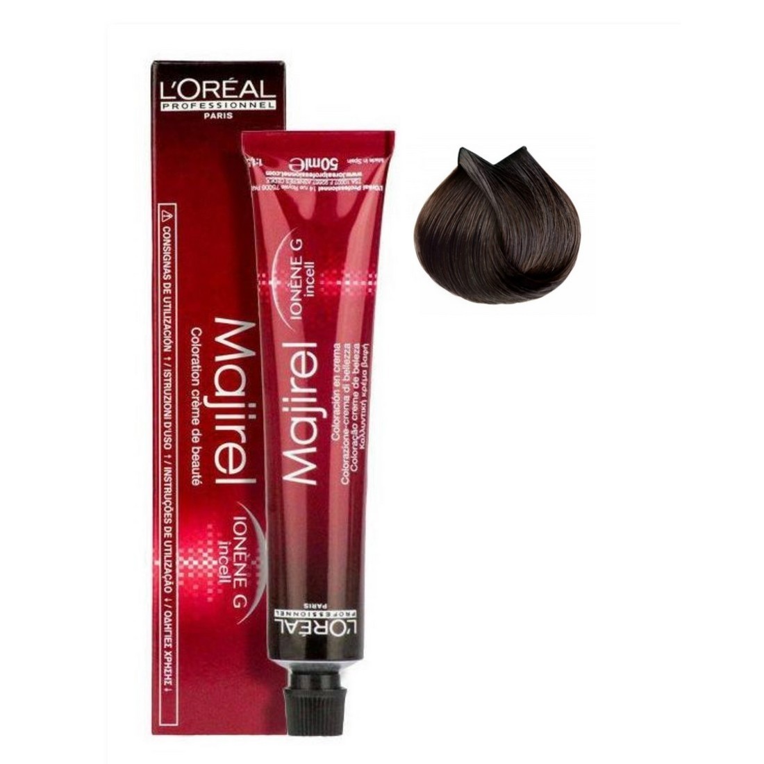 L'oreal Paris Dorato L'oreal Professionnel Majirel Colorazione 4.35 Castano Mogano 50 Ml - Immagine 2