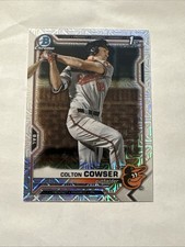 2021 Bowman Draft - Chrome Colton Cowser #BDC-166 Mojo Refractor 1st Bowman