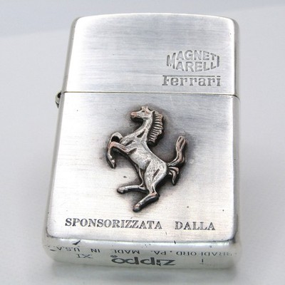 Zippo ライター　Ferrari / Magneti Mar Ferrari Magneti Marelli Prancing Horse Metal Zippo Oil Lighter