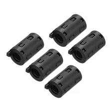 5Pcs Ferrite Filter Ring Core RFI EMI Cable Clip ID 11mm Black