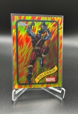 2025 Topps Chrome Marvel #93 Colossus Human Torch Refractor /39
