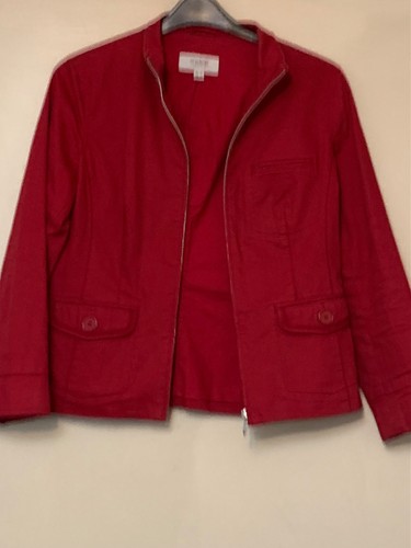 Next red coat jacket size 12