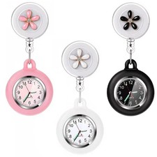 Nurse Watch Glow Pointer in the Dark Clip Watch Lapel Watch Nurse Fob Watch