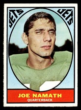 1967 Topps Joe Namath #98 New York Jets VG/VG-EX Y6896