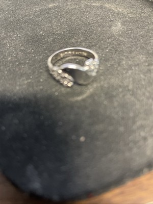Seta Sterling Silver Monogram Ring  L  Size 4 1/2