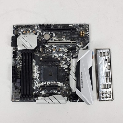 Broken ASRock B450M STEEL LEGEND AM4 Micro ATX PARTS ONLY | eBay