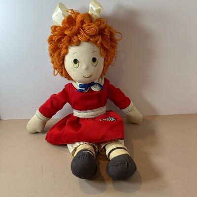 Vintage 1982 Applause Little Orphan Annie 16'' Soft Rag Doll Plush