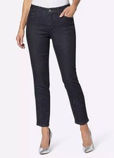 Witt Rhinestone Hem Slim Fit Cropped Jeans size 12 LB 1086