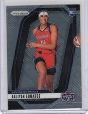 2024 Panini Prizm WNBA Aaliyah Edwards #142 RC Mystics