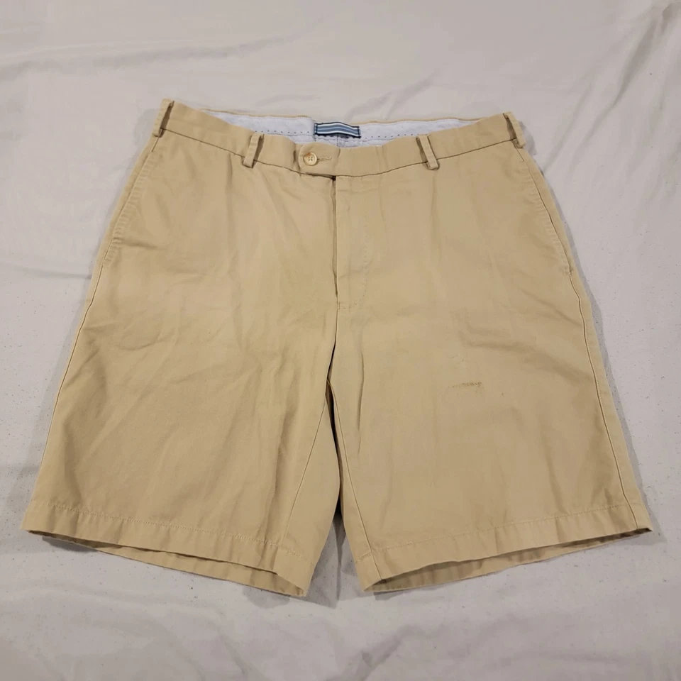 Pantalones Cortos Peter Millar Auburn Tigers Para Hombre 36x9 Caqui Bordado Logo Fútbol Foto 2 de 4