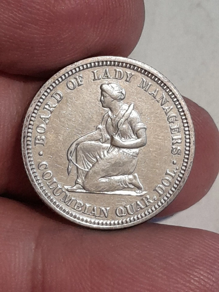 U.S. - 1893 Silver Isabella Commemorative Quarter - Scarce & Nice - Image 3 of 4