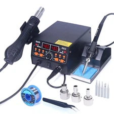Silverflo 902D-III 750W Soldering Station Digital Hot Air Desoldering Station