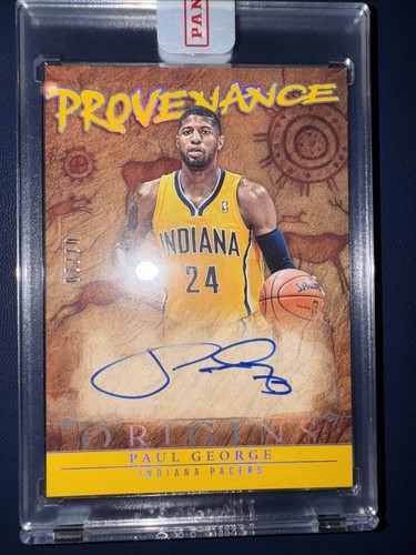 Paul George #PA-CPL 2024 Panini Origins Provenance Autograph card
