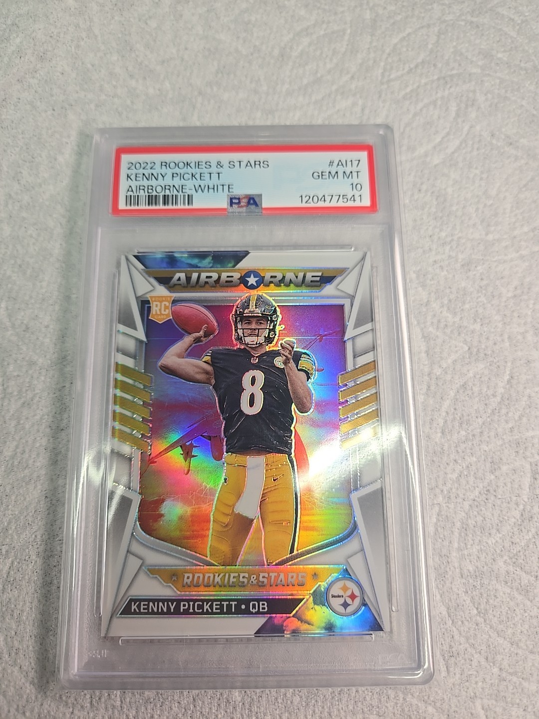 Kenny Pickett Panini Rookies & Stars Airborne #AI17 White