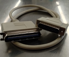 Scsi Centronics50 Male to DB25 Male Cable 3 Foot NOS