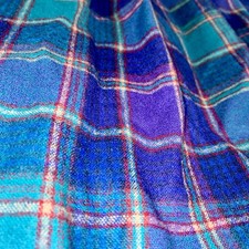 NWT 1964 Pendleton 10 100 Wool Skirt Pleated Plaid Midi Old Money Jewel Tones