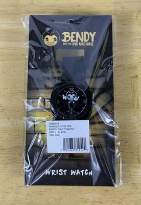 Bendy And The Ink Machine Bendy Moving Arms Black Wrist Watch NEW!