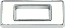 Custom 0 Emblem Adhesive Back White Face With Chrome Edging Made In The Usa