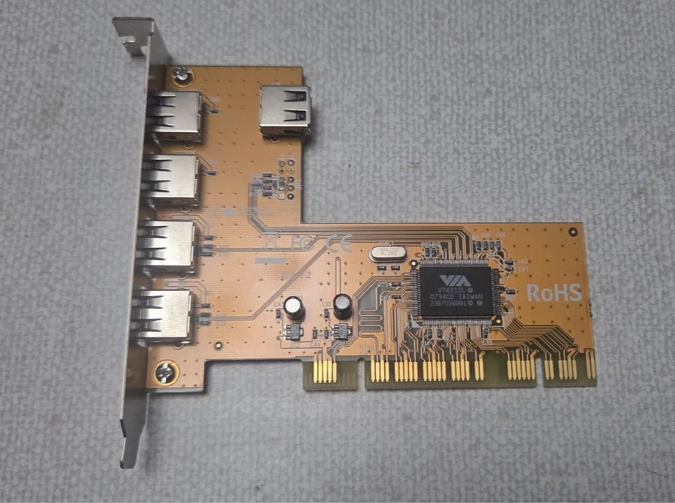 3x USB 2.0 PCI CARDS OCTIGEN 13068 4+1 BELKIN F5U219 2+1 Port Expansion JOB LOT - Image 4 of 4