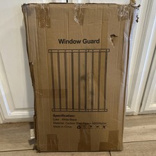 White for 22.44-36.22  Window Child Mount Safety Guard Gate