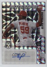2022 Panini Mosaic Rookie Auto Mosaic Prizm Elvis Peguero #RAM-EP Auto 19b0