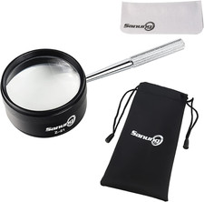 Z-21 Handheld Optical Magnifying Glass 30X with Detachable Handle, 1.85IN Magnif