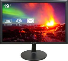Dragolftie 19-inch PC Monitor 1440 x 900 with Dual Speakers Black NEW BOXED
