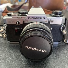 Vintage Olympus OM 10 Camera With 50 MM And 75-150 Zuiko Auto-s , Flash T-20