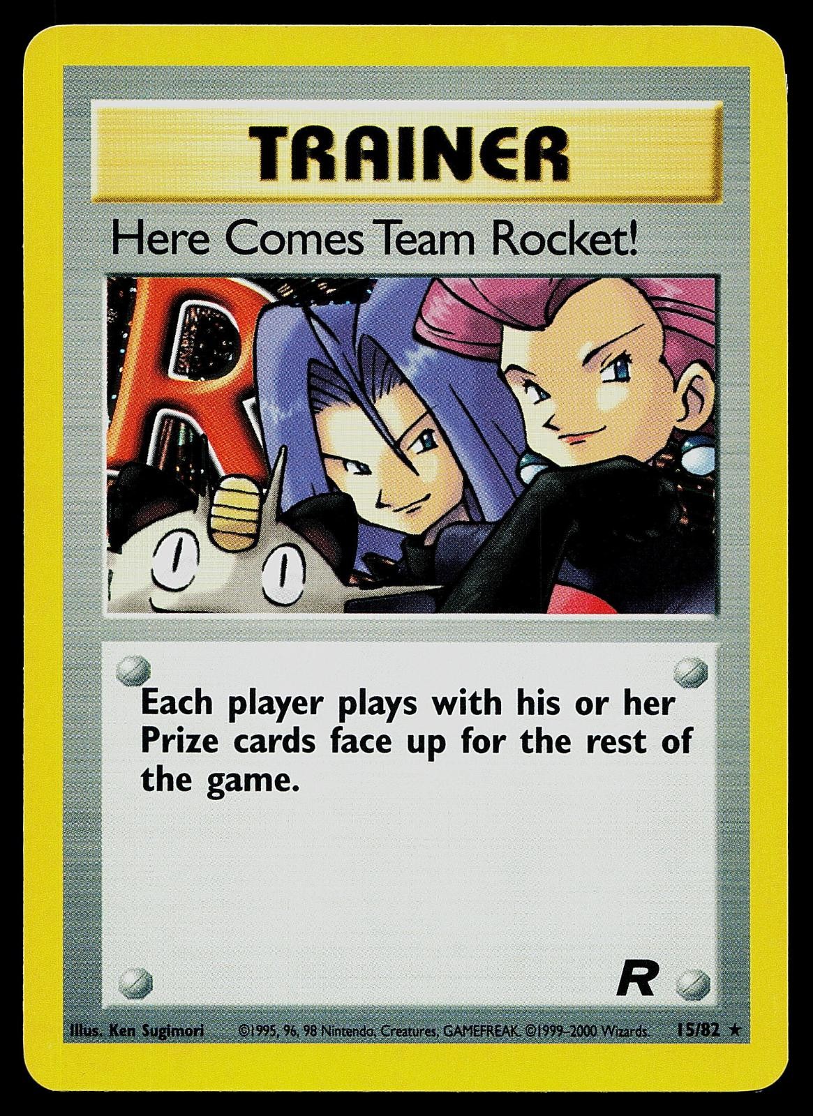 Pokemon Card - Here Comes Team Rocket! Team Rocket 15/82 Holo Rare