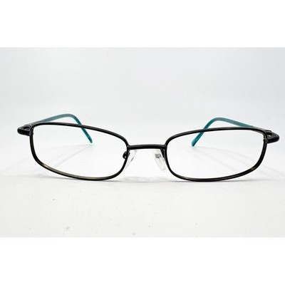 Lantis Eyeglasses Women Black Teal Full Rim L8003 48-17-135