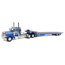 DCP 1/64 Peterbilt 389 Day Cab Landoll 440B Traveling Axle Trailer 60-1982
