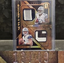 2018 Gold Standard Michael Gallup/Mike White Prime Newly Minted Memorabilia /49