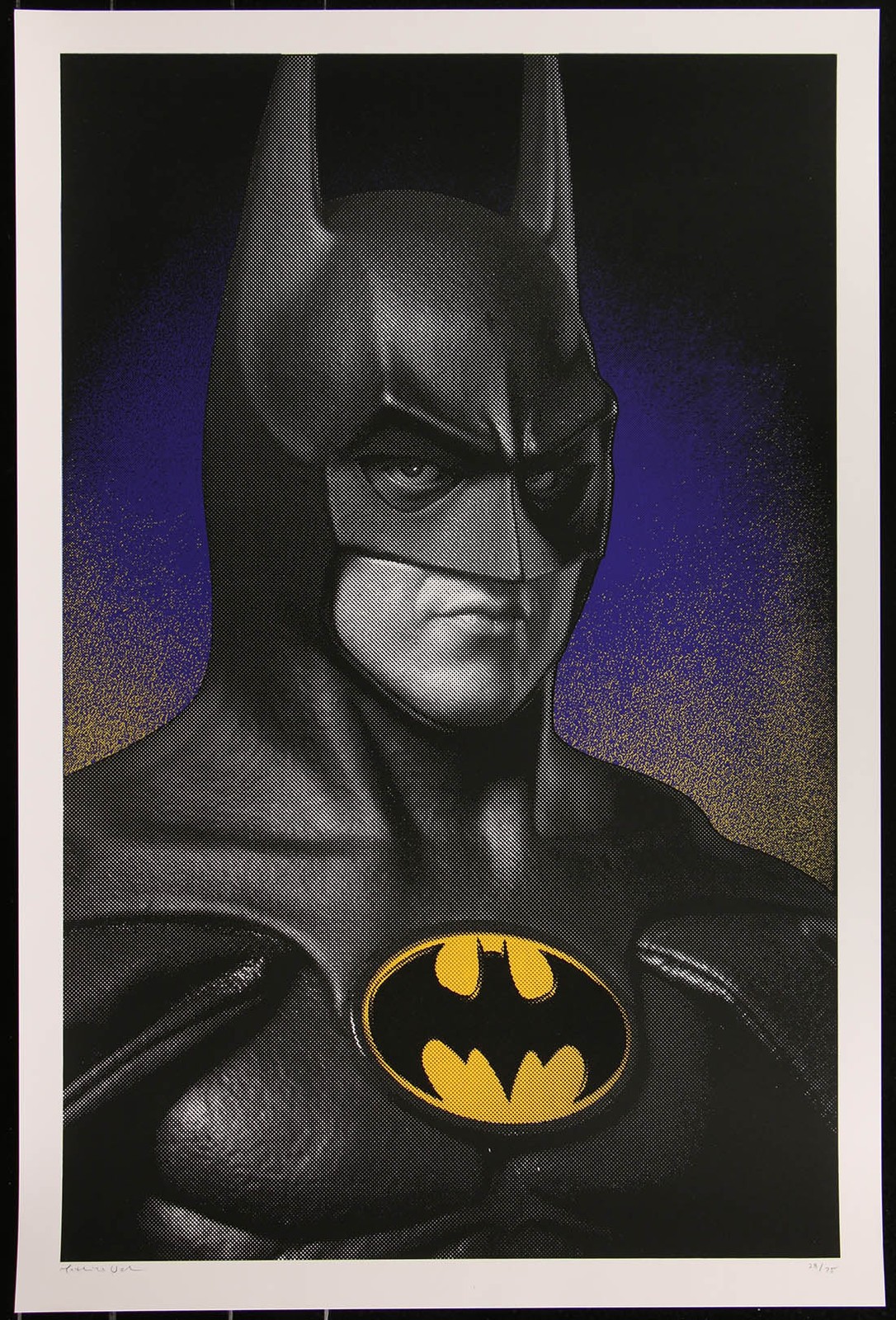 Batman 1989 Screen Print Movie Poster by Mathias Valdez 28/75