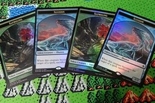 Illusion / Saproling Token - FOIL x4 - FNM Promo - Magic the Gathering MTG 