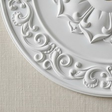 PU Dekoracyjna lampa Płyta Malowana PU Rozeta sufitowa Ukrywa niedoskonałości