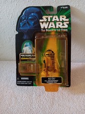 R2-D2 with Holographic Leia STAR WARS POWER OF THE FORCE CommTech Hasbro
