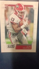 Panini Score Elijah Holyfield Rookie #357 Georgia Bulldogs Football Card. rookie card picture