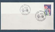 FRe enveloppe  exposition philatélique  25  Montbéliard    1976