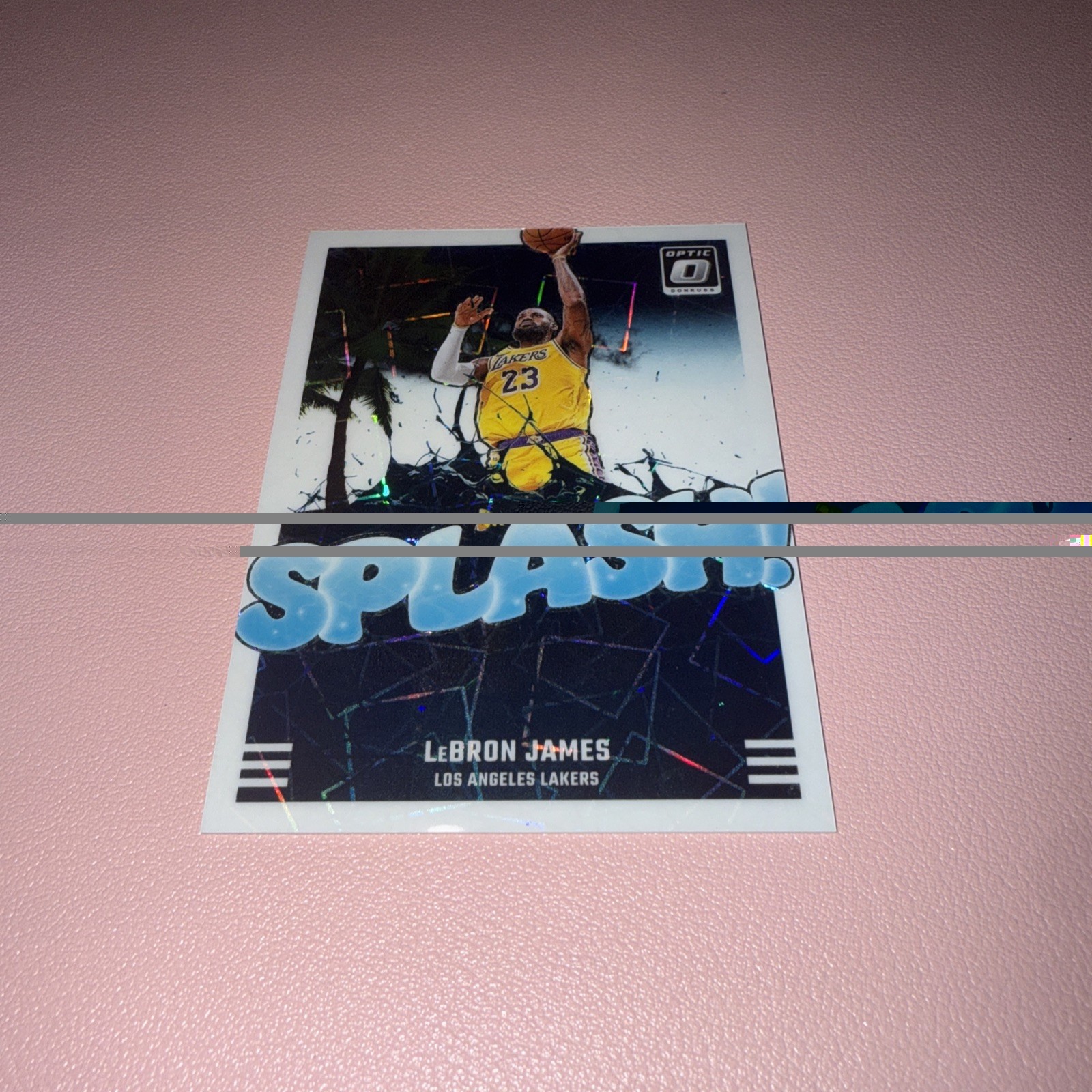 2024-25 Panini Donruss Optic - Splash! LeBron James #5 White Velocity Prizm /59
