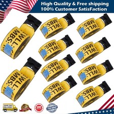 Truck Straps 4x 30 Winch Straps With Flat Hook For Towing 10 Pack 6000 Lbs Wll