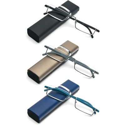 Lesebrille TR90 Damen Herren Halbrand 3er Pack +3 Dioptrien Excel