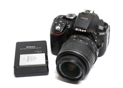 Nikon D5300 24.2 MP Digital SLR Camera w/18-55mm f/3.5-5.6G DX VR Lens