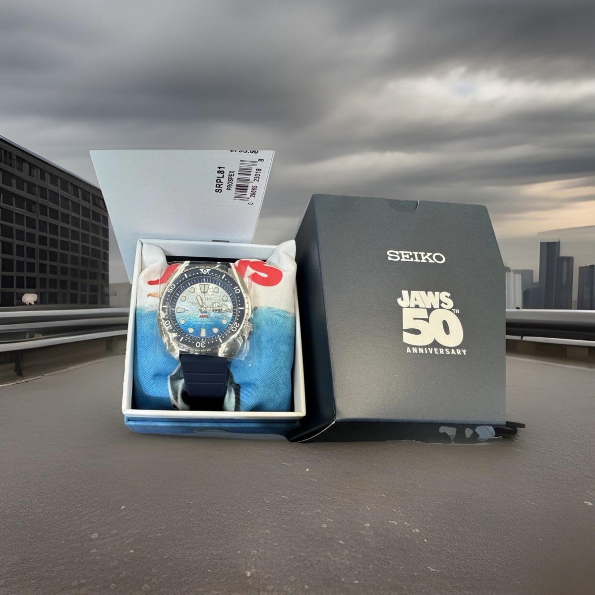 SEIKO JAWS 50th Anniversary 自動巻き時計 Seiko Prospex Sea JAWS 50th Anniversary Limited Edition SRPL81