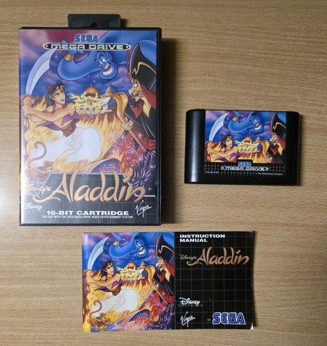 Jeu Aladdin Version Originale Sega Megadrive - Complet En Bon état
