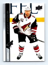 #507 2020-21 Upper Deck + Johan Larsson Arizona Coyotes