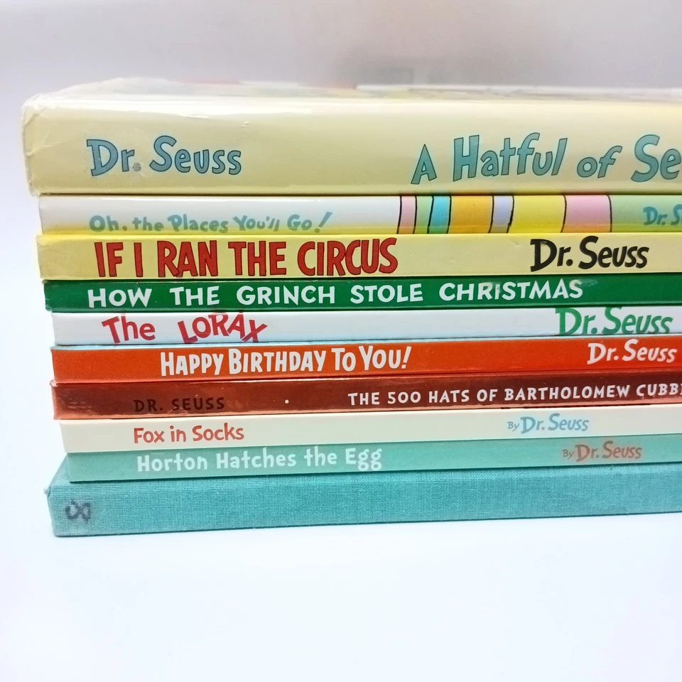 DR SEUSS Lot 10 Large Oversized Hardcover Set All Big Books 11" x 8" Foto 2 de 4